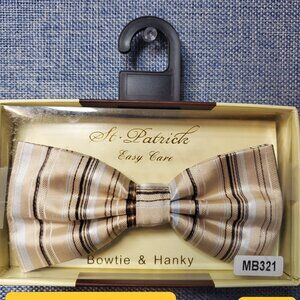 Pre-Tied Bow Ties by St. Patrick **Missing Handkerchief** - (BT - 25)